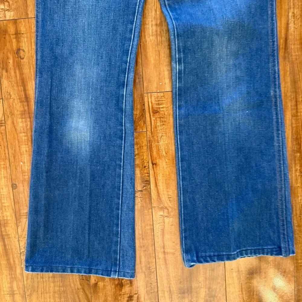 WRANGLER Womens Vintage Classic Blue Bootcut Western Jeans Size 4 - Picture 6 of 13